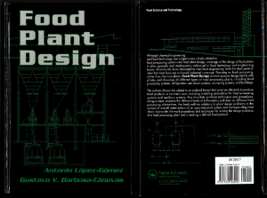Libro "Food Plant Design"