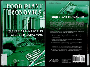 Libro “Food Plant Economics”