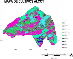 Mapa de Cultivos de Alcoy