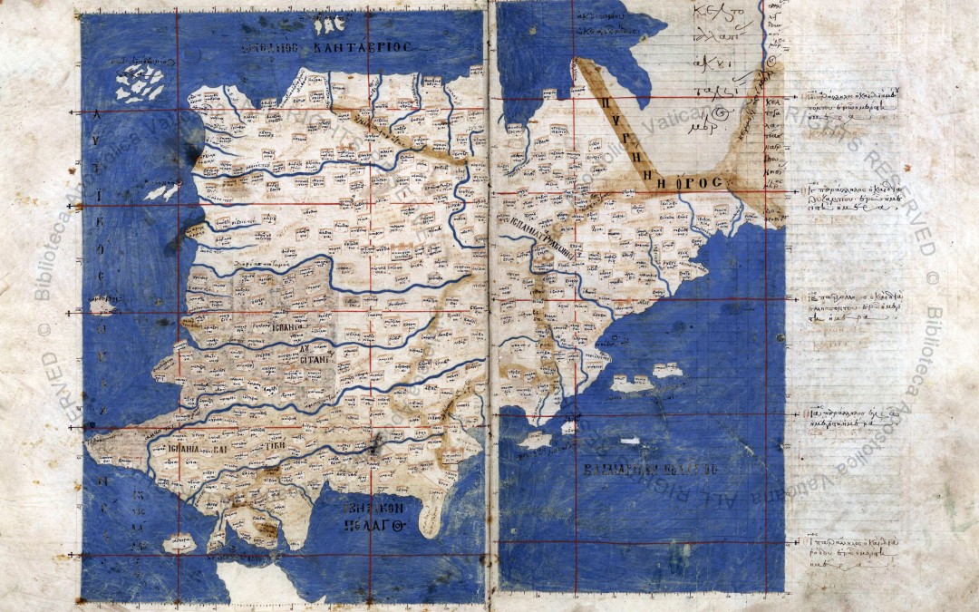 El mapa de España más antiguo conocido (en griego).